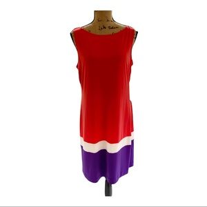 Donna Morgan Color-block Dress Size 12 NWT